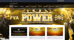 Desktop Screenshot of powervolley.com